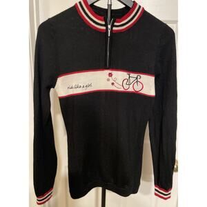 Kootenay Women’s Performance Merino Wool Cycling Sweater Sz M Ride Like a Girl